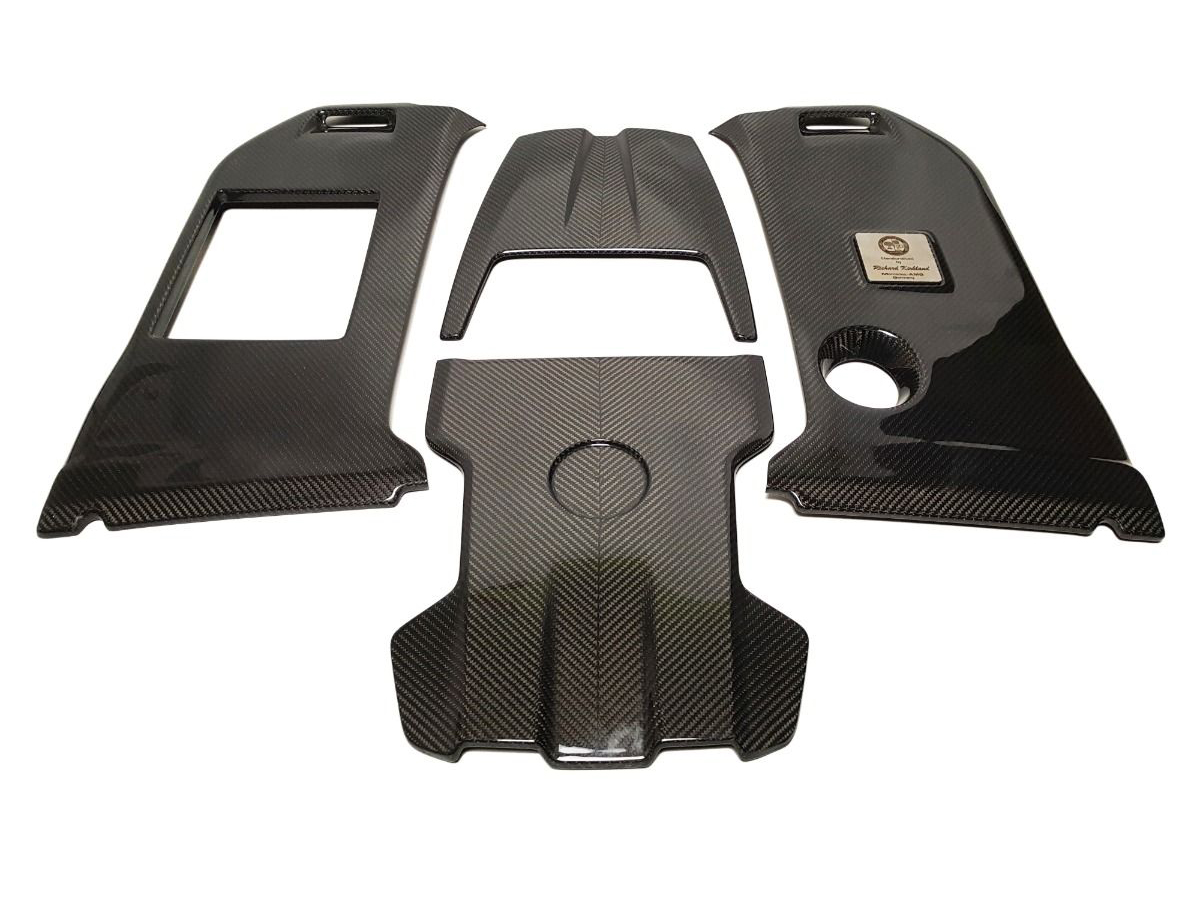 Mercedes-Benz W463A G63 AMG G-Class Carbon Fiber Engine Cover Set + Badge